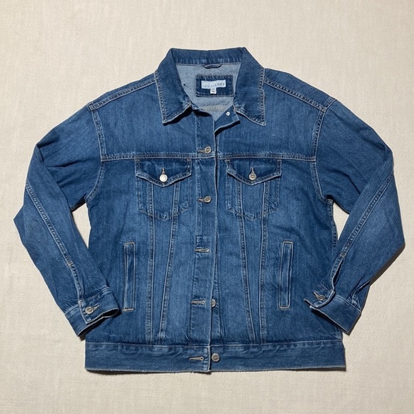 LOFT | Denim Trucker Jacket - Picture 1 of 16